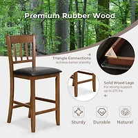 Chaises de comptoir hauteur 25,5 po – Ensemble de 2