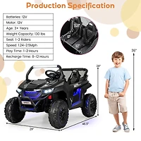 12V Kids 2-Seater UTV Ride-On