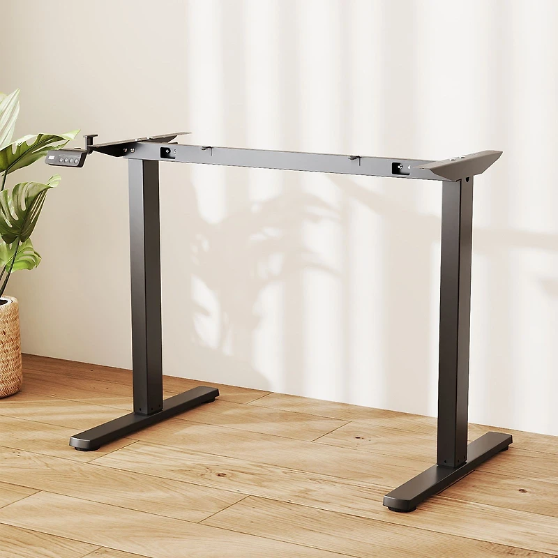 Electric Standing Desk Frame Height Adjustable Computer Desk Base, LED Display - Black