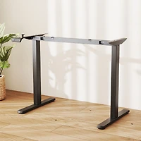 Electric Standing Desk Frame Height Adjustable Computer Desk Base, LED Display - Black