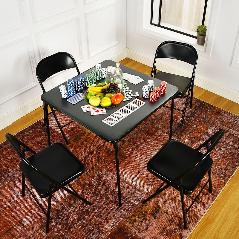 Table carrée pliable - 34 po