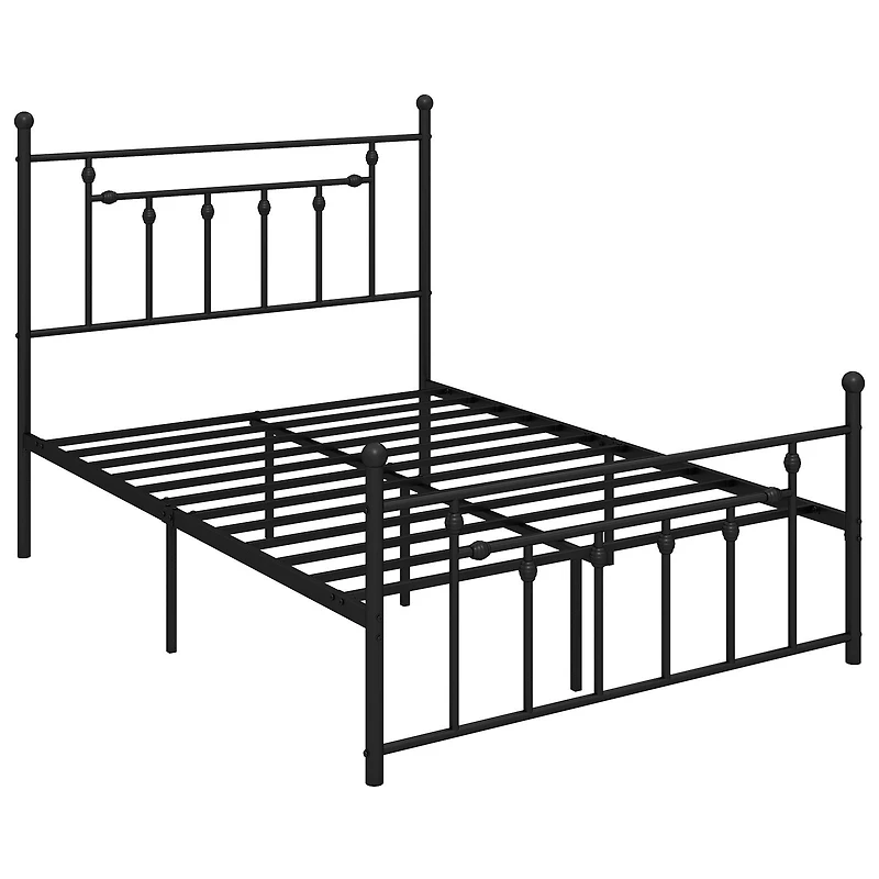 Heavy-duty Metal Bed Frame, Headboard - Full Size
