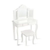 Mini Vanity Table and Stool Set