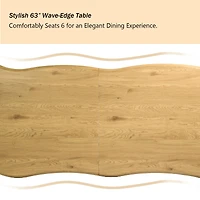 5-Piece Dining Set Natural Wood Table with Dining Chairs