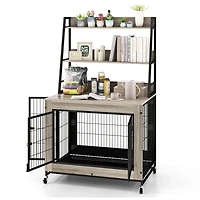 Industrial Dog Kennel Crate Furniture, Storage Shelves