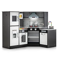 Kids Corner Pretend Kitchen Playset, Separated Washing Basin