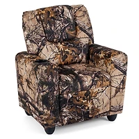 Kids Recliner Chair Push Back Toddler Reclining Armchair, Cup Holder - Camouflage