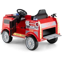 Kids Ride on Fire Truck, Remote Control and Extinguisher - Red