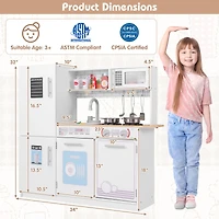 Toddler Pretend Play Kitchen Toy, Stove for 3+ Boys and Girls - White