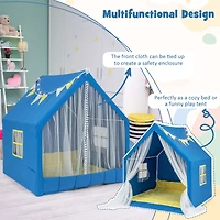 48 x 42 50" Large Play Tent, Washable Cotton Mat Holiday Birthday Gift for Kids