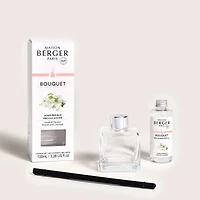 Bouquet parfumé + 100 ml de recharge « Ice Cube » par Maison Berger Paris - Jasmin précieux