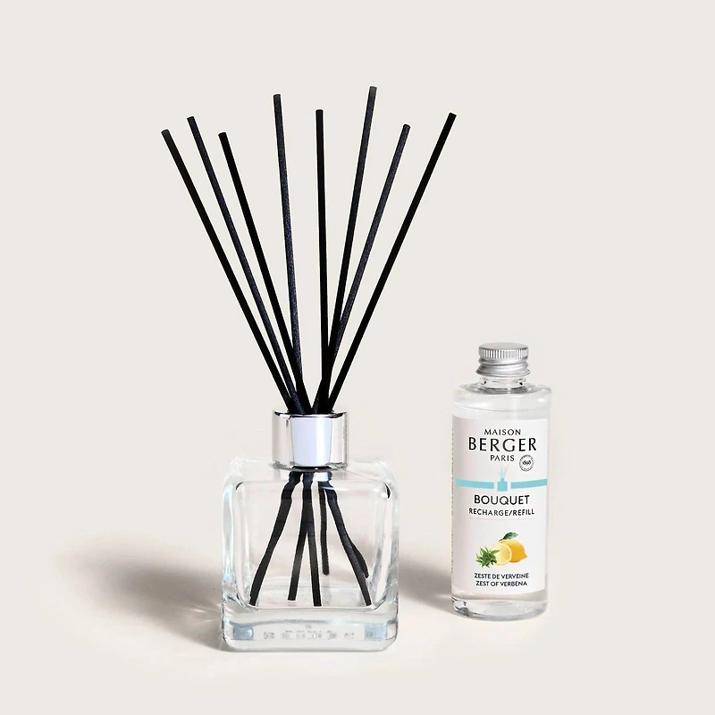 Ice Cube Scented Bouquet + 100ml Refill by Maison Berger Paris - Zest of Verbena
