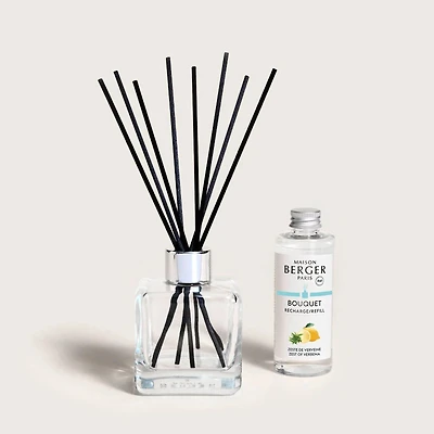 Ice Cube Scented Bouquet + 100ml Refill by Maison Berger Paris - Zest of Verbena