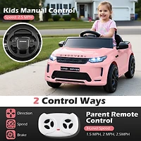 Licensed Land Rover Kids Ride on Car 12V Battery Powered Electric