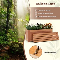 Jardinière d'extérieur, siège pour jardin, cour, balcon ou terrasse