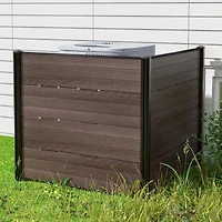 Outdoor Privacy Fence Screen with 5 Ground Stakes