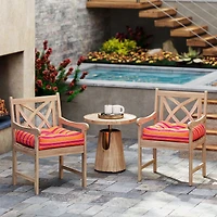 21" x Patio Chair Seat Cushion Pads, For Indoor and Outdoor