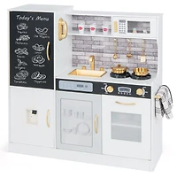 Cuisine de jeu, ustensiles pour enfants de 3 ans et plus - Blanc