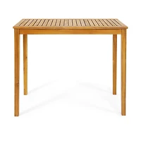 Rectangular Indoor and Outdoor Bar Height Table, For Garden