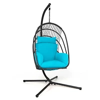 Fauteuil œuf suspendu pliable