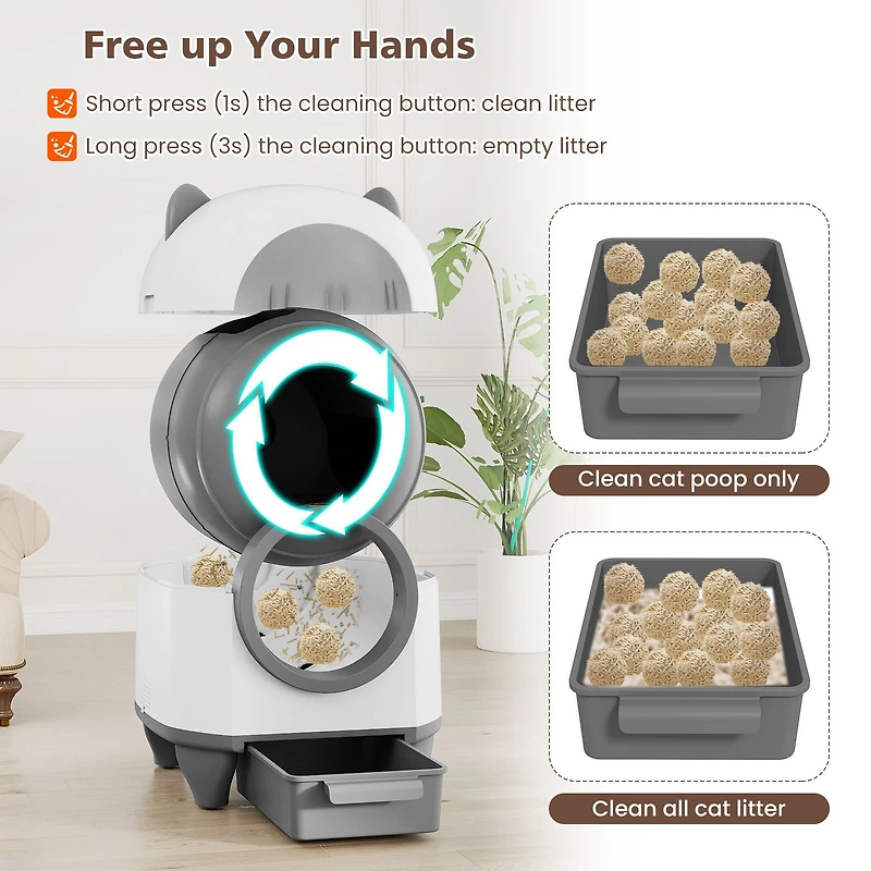 Self-Cleaning Litter Box