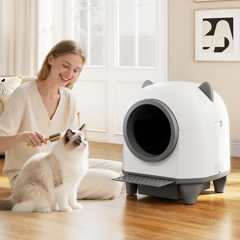Self-Cleaning Litter Box