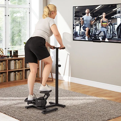 Steppers, For Exercise Twist Stair Stepper Workout Equipmen - Black
