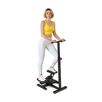 Steppers, For Exercise Twist Stair Stepper Workout Equipmen - Black