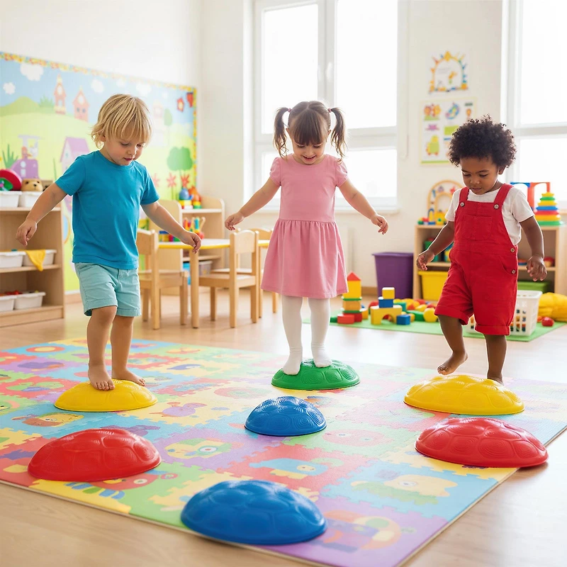 Stepping Stones, For Kids -Piece Non-Slip Toddler Stepping Stones Balance Sensory Toys