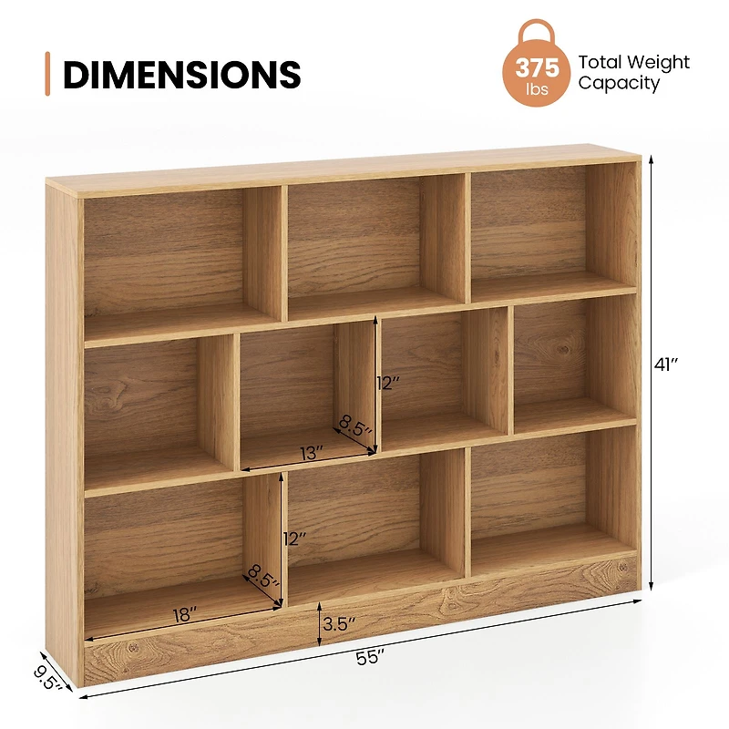 41" Wooden Toy Storage Organizer