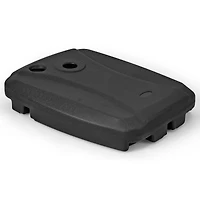 Fillable Universal Offset Umbrella Base, Cross Base and Wheels - Black