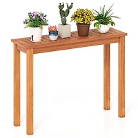Wooden Plant Stand Outdoor Indoor Solid Wood Flower Pot Holder Display Shelf