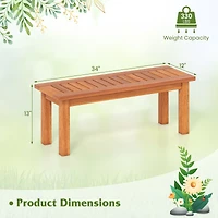 Wooden Plant Stand Outdoor Indoor Solid Wood Flower Pot Holder Display Shelf