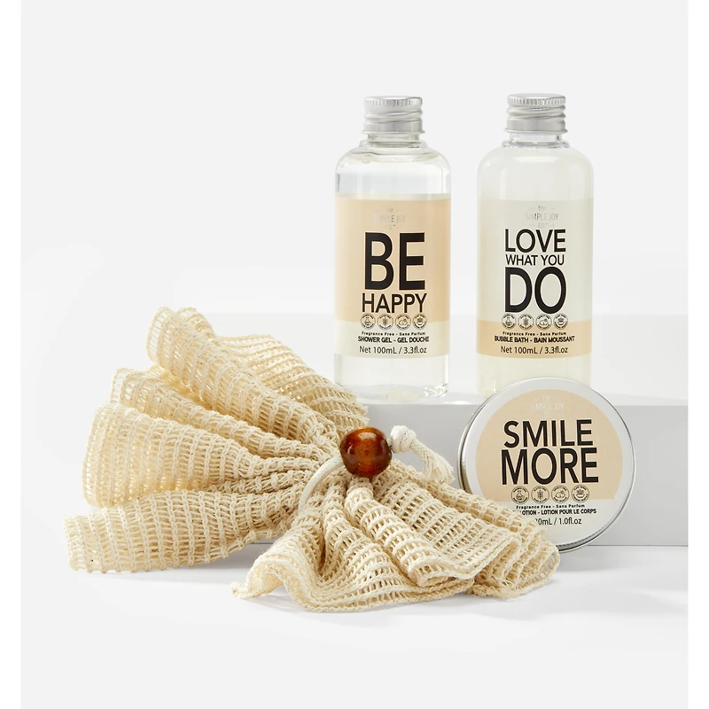 Coffret cadeau pour le bain sans parfum