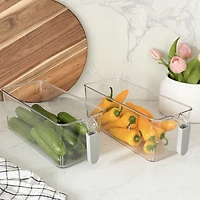 Oggi Storage Bin 2 pieces with Handle - 29.5 x 12 x 10.8cm