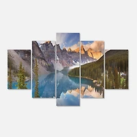 Moraine Lake Banff Park Canada  Canvas Wall Art