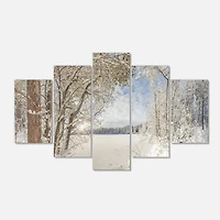 Toile 4 « Lake Winter Woods »