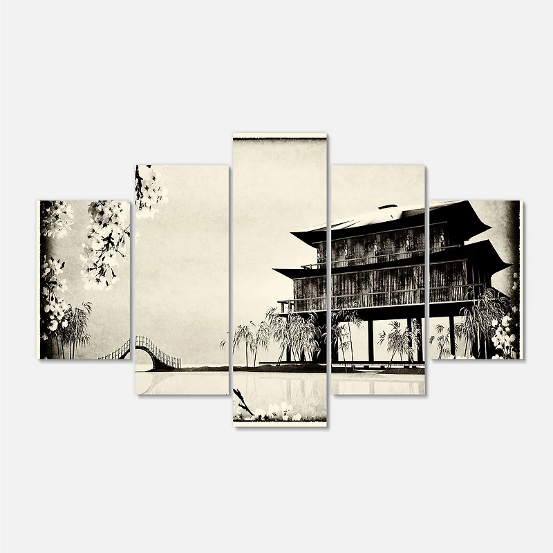 Chinese Ink Painting  Canvas Wall Art
