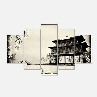 Chinese Ink Painting Canvas Wall Art