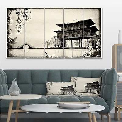 Chinese Ink Painting Canvas Wall Art