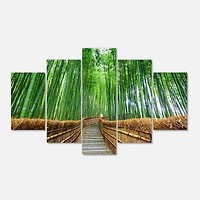 Path to Bamboo Forest  Canvas Wall Art