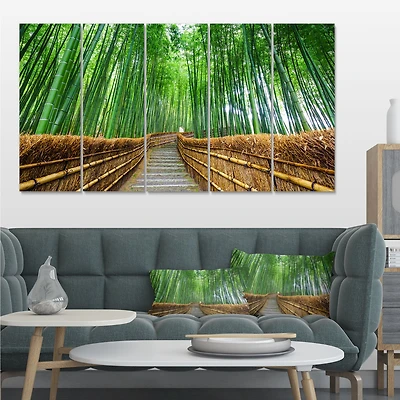 Path to Bamboo Forest  Canvas Wall Art