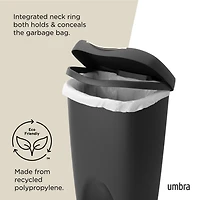 Umbra Brim Step Bin With Lid, 50L