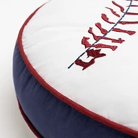 Sport Round Embroidered Cushion