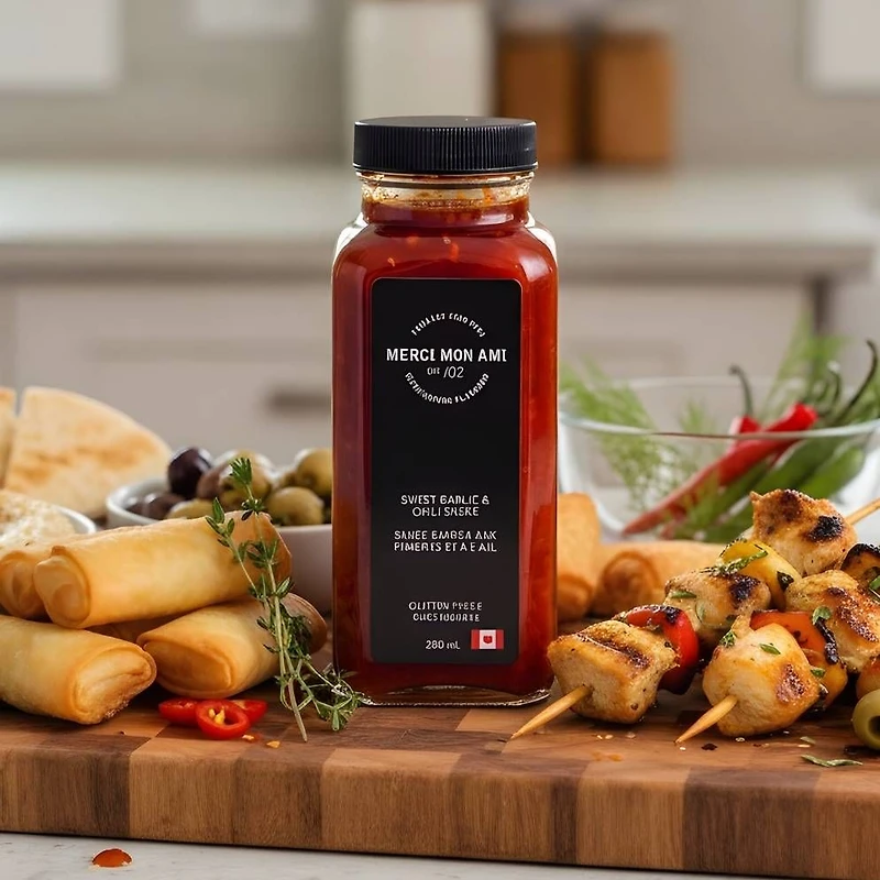 Merci mon Ami Sauce Sucree aux Piments et à l'Ail - 250ml
