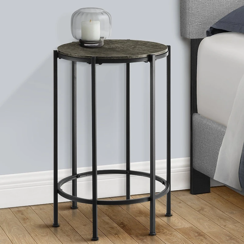 Roslyn Accent Table - Dark Bronze