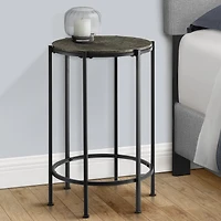 Roslyn Accent Table - Dark Bronze