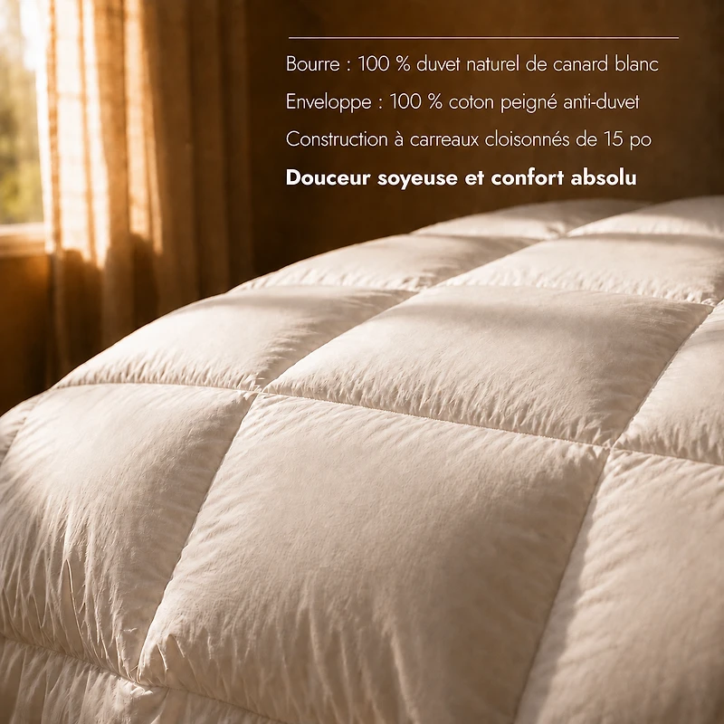 Couette en fibre de duvet Empress