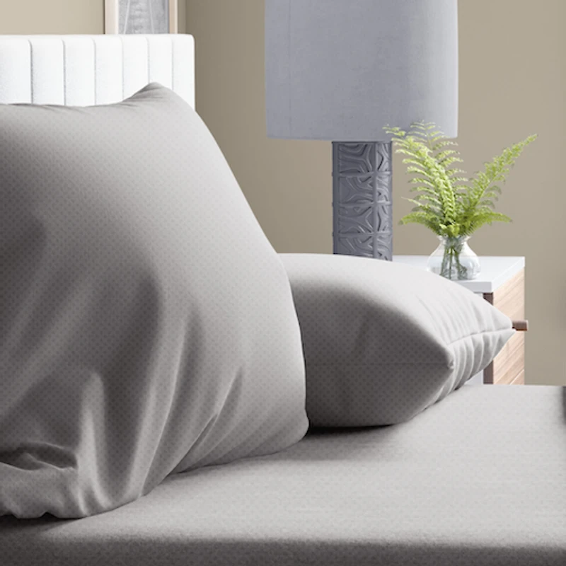 Swiss Dot Ensemble de 2 taies d'oreiller