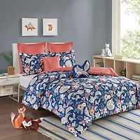 Ensemble housse de couette Curly Fox